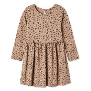 George Toddler Girls' Long Sleeve Dress 6-12M